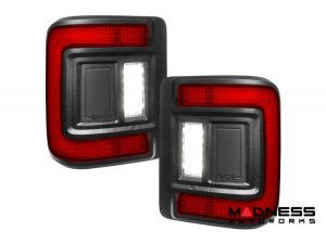 Jeep Wrangler JL Tail Lights - Flush Mount -LED - Red Lens Jeep Wrangler JL Tail Lights - Flush Mount -LED - Red Lens
